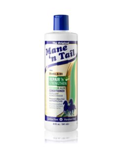 Mane 'n Tail Repair 'n Strengthen Shampoo & Conditioner (20 Oz Each) – Cucumber & Aloe, Sulfate & Paraben Free, Vegan, with Argan, Coconut, Hyaluronate & Biotin for Strong,...