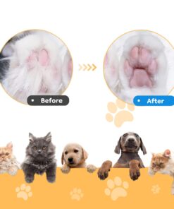 Mcbazel Pet Micro Precision Trimmer, Multifunctional Pet Hair Trimmer Waterproof Rechargeable Shaver with LED Light for Paws Eyes Ears Face Buttocks for Small Dogs and Cats,50dB...