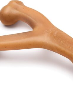 Medium 3-Pack, Benebone Wishbone Durable Dog Chew Toy for Aggressive Chewers, Real Bacon, Chicken, Peanut Butter, Made in USA, Variety Pack