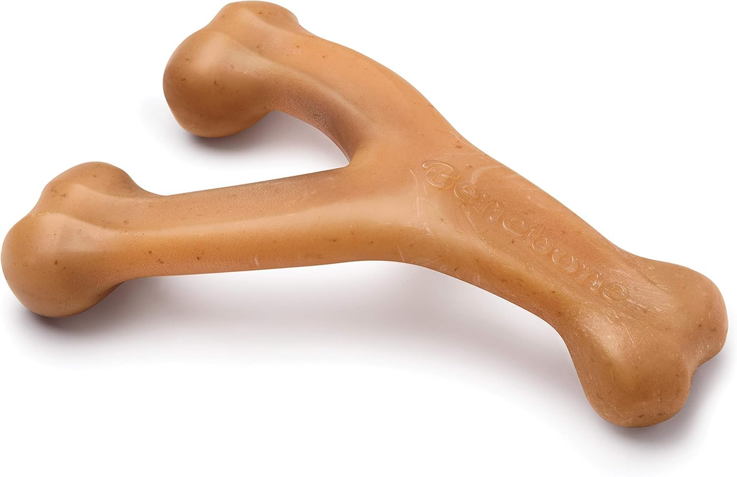 Medium 3-Pack, Benebone Wishbone Durable Dog Chew Toy for Aggressive Chewers, Real Bacon, Chicken, Peanut Butter, Made in USA, Variety Pack