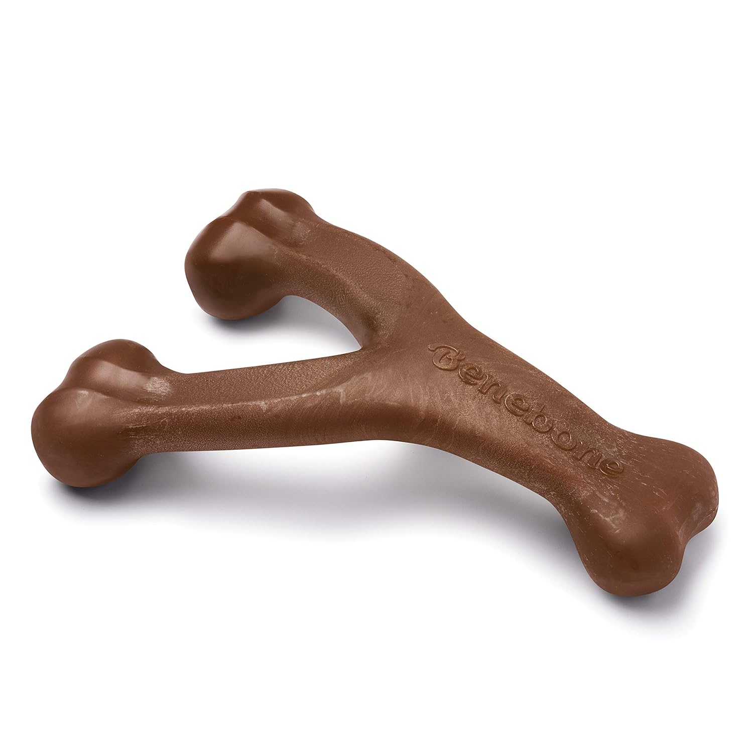 Medium 3-Pack, Benebone Wishbone Durable Dog Chew Toy for Aggressive Chewers, Real Bacon, Chicken, Peanut Butter, Made in USA, Variety Pack