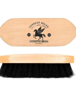 Medium Livestock Brush for Goat, Cattle, Cow - Horse Brushes for Grooming - Premium Horse Brush for Show, Goat Supplies