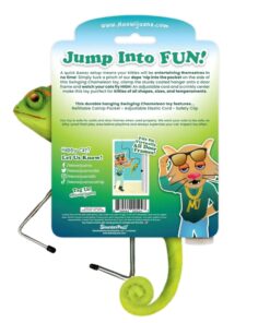 Meowijuana Chameleon Jump 'n' Jamb Door Hanging Cat Toy and Honeysuckle Haze Catnip Blend | Refillable Interactive Catnip Toy | Catnip Grown in North America