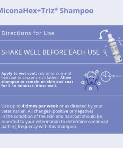 MiconaHex+Triz Shampoo for Dogs, Cats and Horses, 8 oz