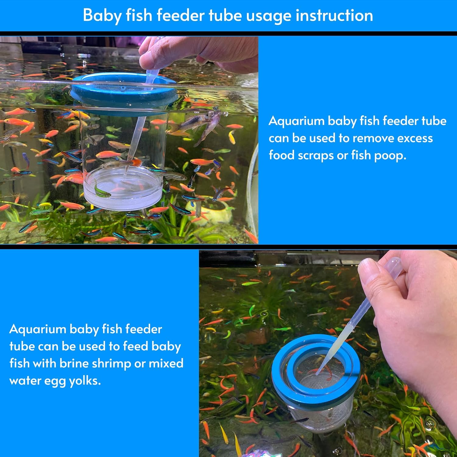 middlefloatingbreederbox Breeder Box for Fish Tank Isolation Aquarium Separator Hatchery Incubator for Guppy Baby Betta Saltwater Clownfish Coral Aggressive or Injured Fish...