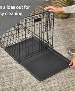 MidWest Homes for Pets 42-Inch Replacement Pan, Measures 41.3 x 27.75 x 1 Inches, Universal Leak-Proof Tray for Dog Crates & Multi-Purpose Use, Fits Most Standard 42