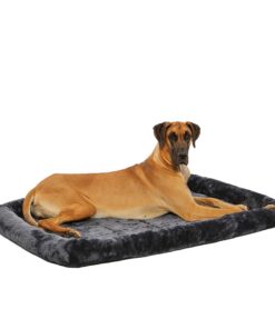 MidWest Homes for Pets QuietTime Fashion XXS Dog Bed - Pink Faux Fur Bolster, Ultra-Soft and Machine Washable, Fits 18-Inch Crates and Carriers, for Small Dogs and Cats