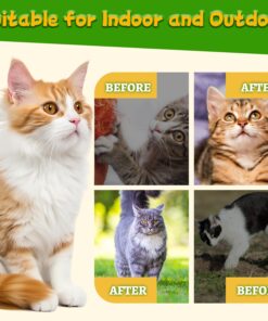 Mimo Style Cat Deterrent Outdoor,Natural Peppermint Oil Cat Deterrent Outdoor Indoor,Keep Cats Out of Yard Permanently,Keep Cats Off Lawn,Garden,Furniture,Mulch & Flower,Keep...
