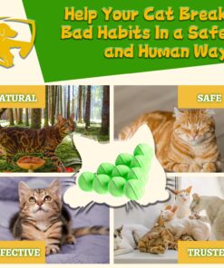 Mimo Style Cat Deterrent Outdoor,Natural Peppermint Oil Cat Deterrent Outdoor Indoor,Keep Cats Out of Yard Permanently,Keep Cats Off Lawn,Garden,Furniture,Mulch & Flower,Keep...