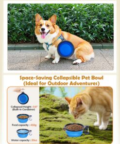 Morpilot Cat Carrier - Cat Carrier Soft for Medium or Large Cats up to 20lbs, with Dual-Sided Cushion, Secure Buckle and Foldable Bowl, Dog Carriers for Small Dogs - Pet Carrier...