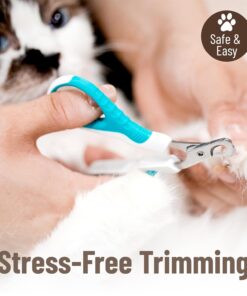 Mr. Pen- Cat Nail Clipper, Blue, Stainless Steel, Cat Claw Trimmers Kittens, Pet Nail Clipper with Sturdy Non Slip Handle