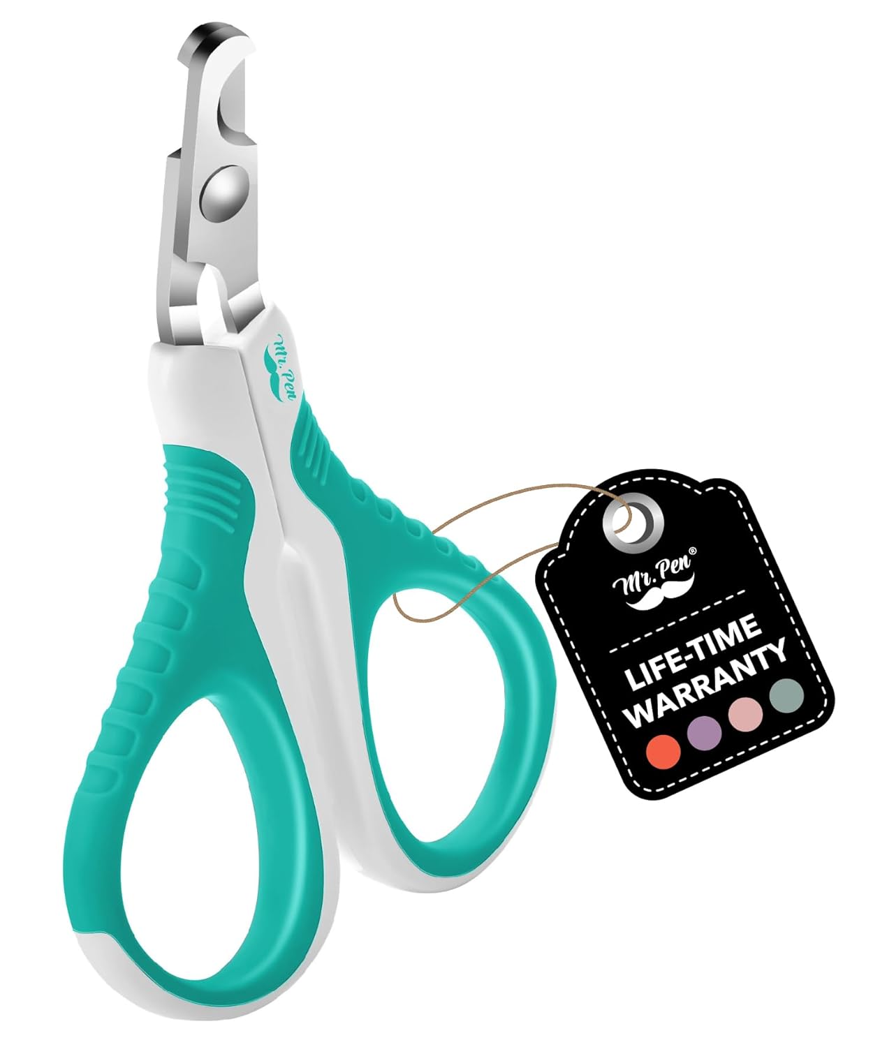 Mr. Pen- Cat Nail Clipper, Blue, Stainless Steel, Cat Claw Trimmers Kittens, Pet Nail Clipper with Sturdy Non Slip Handle