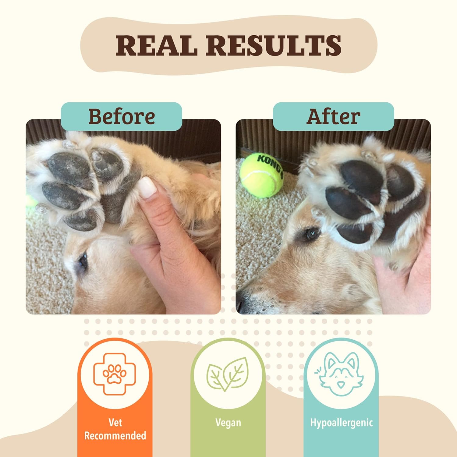 Natural Dog Company Pawtection Balm for Hot Pavement, Dry Cracked Dog Paws, and Rough Terrain - Safe, Non-Toxic, and Lick Safe - Protects Paws Natural Ingredients, Lick-Safe, 2...