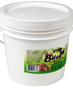 Nature Zone Big Bites for Large Tortoises – Waffle Cut Food Supplement | Musk Melon Flavor | High-Fiber, Nutrient-Rich Tortoise Diet | Supports Digestion, Color & Appetite, 1 Gal