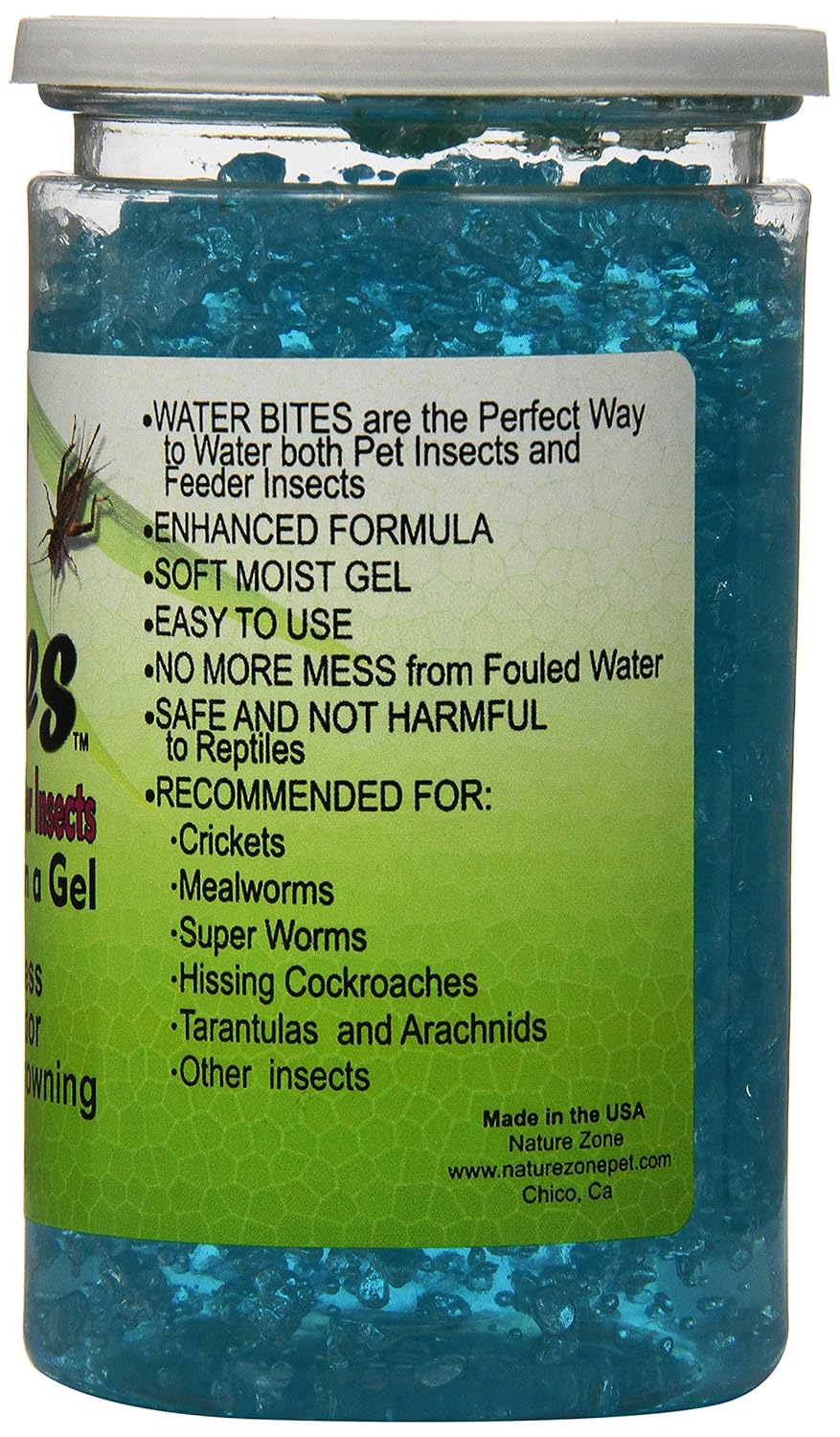 Nature Zone SNZ54211 Water Bites Food with Calcium for Crickets, 11.6-Ounce