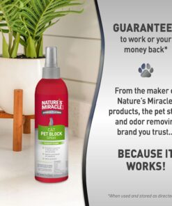 Nature's Miracle Advanced Platinum Cat Pet Block Repellent Spray, 8 Ounces, Indoor Training Aid for Cats