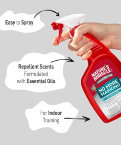 Nature's Miracle Advanced Platinum No More Marking, Helps Discourage Repetitive Dog Marking, 24 oz