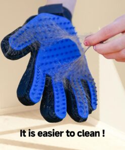 NVNAN Pet Hair Removal Glove for Dogs & Cats, 2-in-1 Deshedding Brush & Massage Mitt - Grooming Gloves for Shedding Control, Bathing and Washing, Safe for Short/Long Hair Pets...