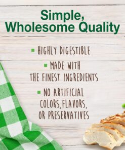 Nylabone Healthy Edibles Natural Dog Chews Long Lasting Chicken Flavor Treats for Dogs, Medium/Wolf (2 Count)