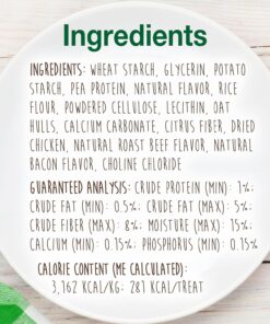 Nylabone Healthy Edibles Natural Dog Chews Long Lasting Chicken Flavor Treats for Dogs, Medium/Wolf (2 Count)