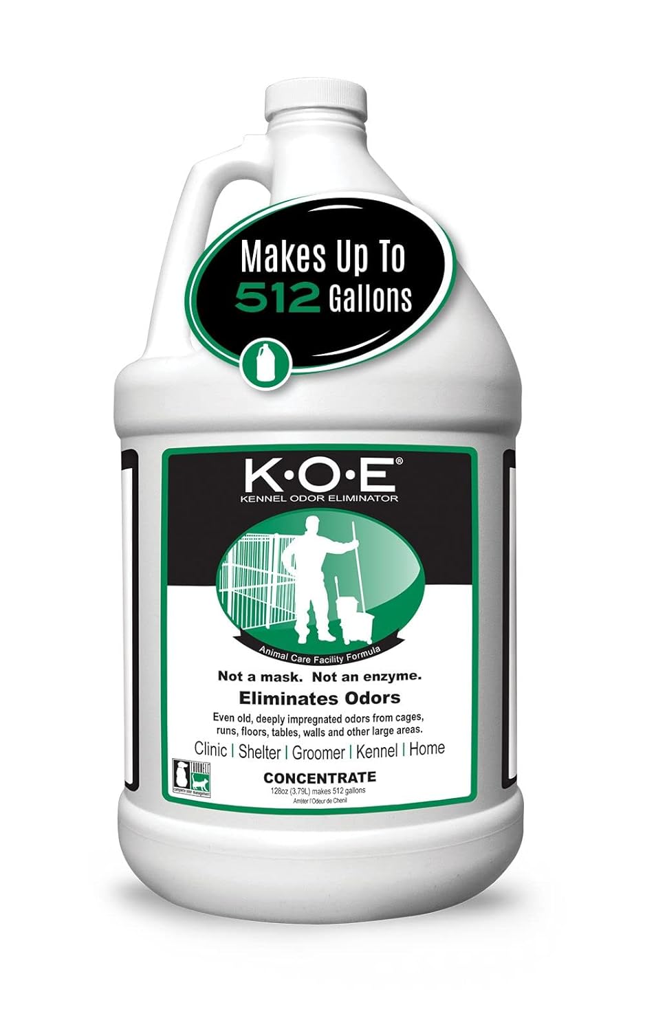 Odorcide K.O.E. Apricot Odor Eliminator 16 oz for Strong Odor for Cages, Runs & More – Home & Kennel w/Safe, Non-Enzymatic Formula