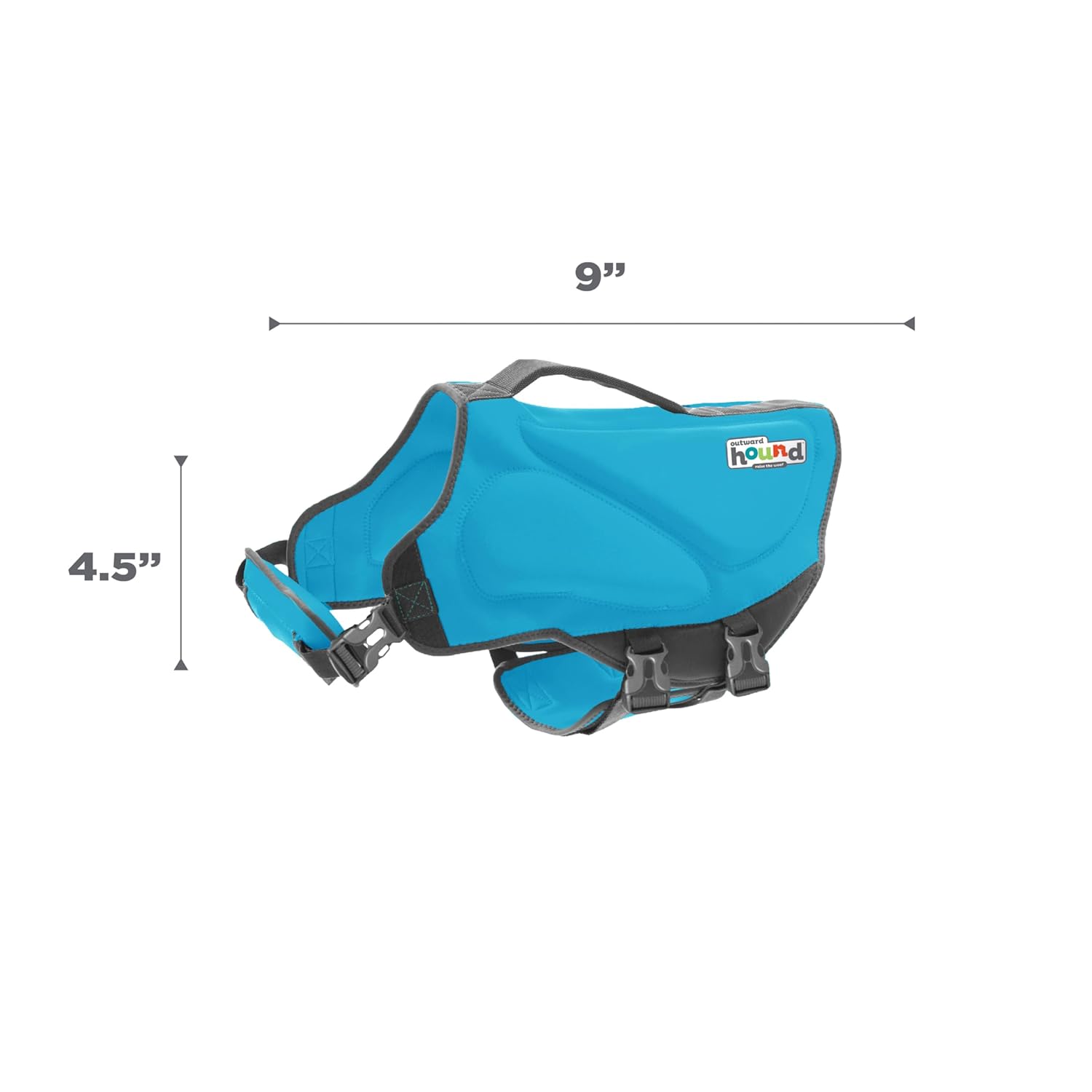 Outward Hound Dawson Swim Blue Dog Life Jacket, XS