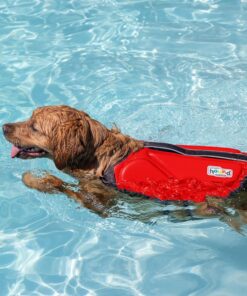 Outward Hound Dawson Swim Red Dog Life Jacket, Large