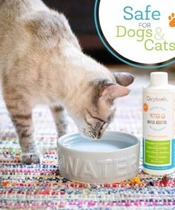 Oxyfresh Premium Pet Dental Care Solution Pet Water Additive: Best Way to Eliminate Bad Dog Breath and Cat Bad Breath - Fights Tartar & Plaque - So Easy, Just Add to Water! Vet...