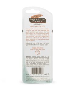 Palmer's for Pets Cocoa Butter Paw Pad and Nose Balm Swivel Stick, Fragrance Free - Moisturizing Dog Balm with Vitamin E, Peppermint Oil, Shea Butter, Rough or Dry Pads, 0.5 oz