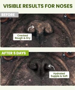 PawSono Lick-Safe Dog Paw & Nose Balm with Coconut Oil | All-Natural Moisturizer & Soother for Dry, Cracked Pads & Snout | Heat & Cold Pavement Protection Wax, Nose Butter for...