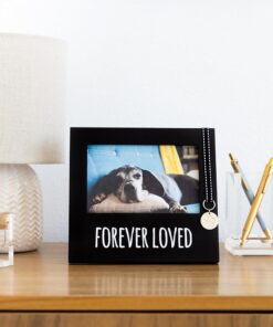 Pearhead Forever Loved Pet Keepsake Picture Frame, Photo Frame for Pet Owners and Dog Lovers, Ideal Memorial Gift for Loss of Dog and Pet Remembrance, Wall Mount And Tabletop...