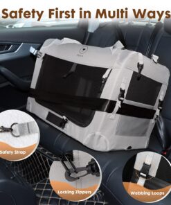 PEGIC Extra Large Cat Carrier for 2 Cats, Portable Soft Sided Large Pet Carrier for Traveling, Indoor and Outdoor Uses, 24
