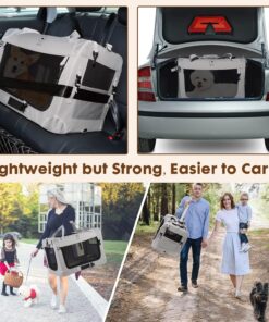 PEGIC Extra Large Cat Carrier for 2 Cats, Portable Soft Sided Large Pet Carrier for Traveling, Indoor and Outdoor Uses, 24