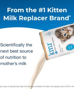 Pet-Ag KMR Kitten Milk Replacer Liquid - 11 oz - Ready-to-Feed Kitten Formula with Vitamins for Kittens Newborn to Six Weeks Old - Easy to Digest