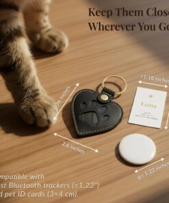 Pet Fur Keepsake Keychain - Dog Hair & Cat Fur Memory Charm, Pet Memorial Gift for Dog and Cat Lovers