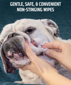 Pet MD Topical Wipes for Cleansing - with Aloe for Cats and Dogs - 50 Count