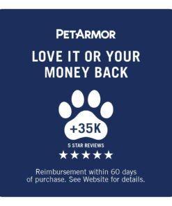 PetArmor Plus Flea and Tick Prevention for Cats over 1.5 lbs, Cat Flea and Tick Treatment, 6 Doses, Waterproof Topical, Fast Acting