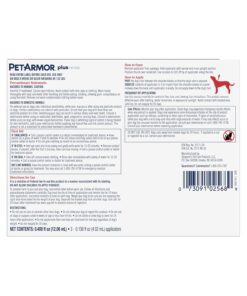 PetArmor Plus Flea and Tick Prevention for Dogs, X-Large Dog Flea and Tick Treatment, 3 Doses, Waterproof Topical, Fast Acting, For X-Large (89-132 lbs)