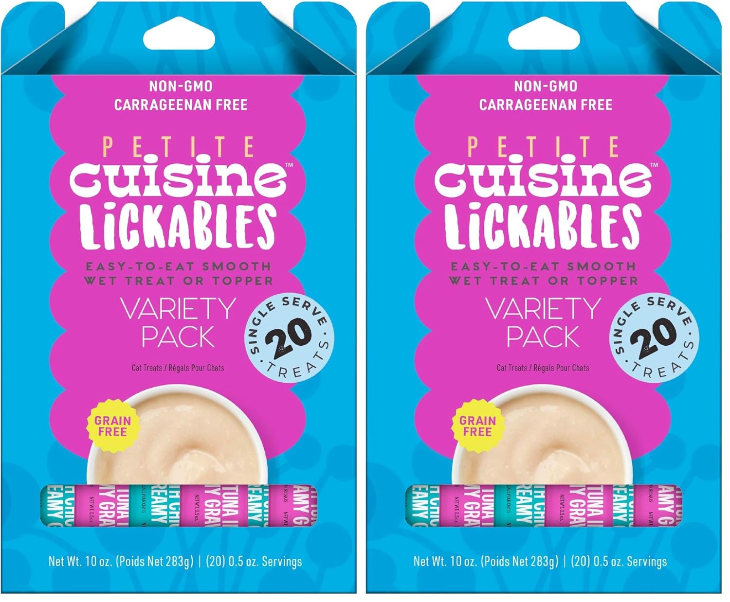 PETITE CUISINE Lickables Variety Pack, 0.5 oz. (20 Count)