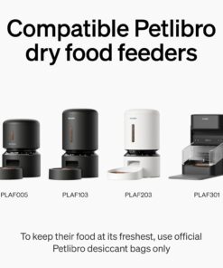PETLIBRO Pet Food Desiccant Bag, 6 Packs Desiccant Bags for Cat Dog Feeder, Keep Pet Food Dry and Fresh, Suitable PETLIBRO Automatic Cat Feeder Model PLAF005, PLAF006, PLAF103,...