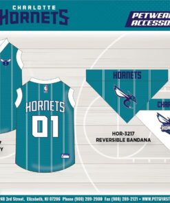 Pets First NBA Charlotte Hornets Dog Jersey, Medium- Tank Top Basketball Pet Jersey