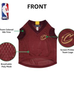 Pets First NBA CLEVELAND CAVALIERS DOG Jersey, Medium - Tank Top Basketball Pet Jersey