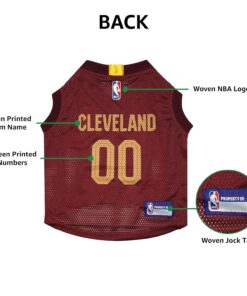 Pets First NBA CLEVELAND CAVALIERS DOG Jersey, Medium - Tank Top Basketball Pet Jersey