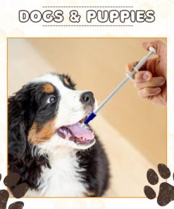 Pill Shooter for Cats and Dogs – Soft Tip Pet Piller for Easy Medication Delivery | Pill Gun Dispenser Tool for Small or Large Pets | Upgraded H- Bar Design Reusable Syringe...