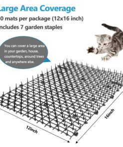 Pomeat 10 PCS Scat Mat for Cats Indoor 16