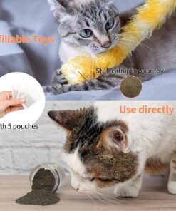 Premium Catnip for Cats & Kittens – Cold-Processed, High Potency Nepetalactone, 100% Pure Organic Leaf-Only Catnip for Toys, Scratchers, Refills, Stimulates Play & Protects...