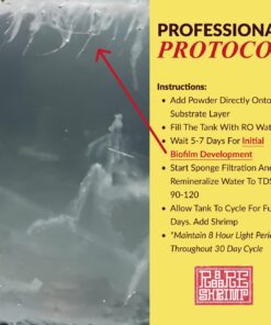 Professional Shrimp Tank Cycling Powder 40g - 100% Success Rate Tank Starter - Establishes Essential Microorganisms Culture - Biofilm for Crystal Red, Caridina & Neocaridina...