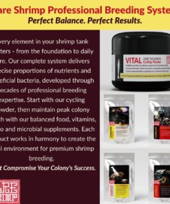 Professional Shrimp Tank Cycling Powder 40g - 100% Success Rate Tank Starter - Establishes Essential Microorganisms Culture - Biofilm for Crystal Red, Caridina & Neocaridina...