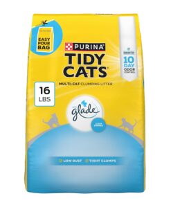 Purina Tidy Cats Clumping Multi Cat Litter, Glade Clear Springs - 38 lb. Box