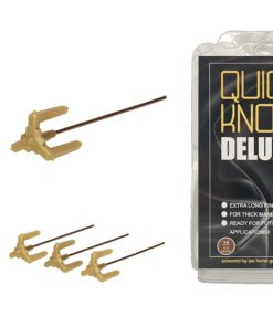 Quick Knot® Deluxe | Mane Clip for Braiding | Designed for Horses and Ponies | Reusable | 3 Colors, 2 Sizes (Black, XL)